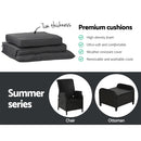 Gardeon Recliner Chairs Sun lounge Outdoor Setting Patio Furniture Wicker Sofa 2pcs