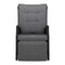 Gardeon Recliner Chairs Sun lounge Outdoor Furniture Setting Patio Wicker Sofa Black 2pcs