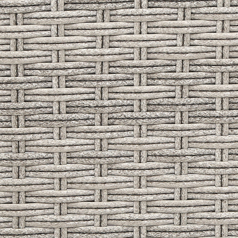 Gardeon Recliner Chairs Sun lounge Outdoor Furniture Setting Patio Wicker Sofa Grey 2pcs