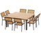 Gardeon 8-seater Outdoor Furniture Dining Chairs Table Patio Garden Acacia Wood