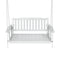 Gardeon Porch Swing Chair with Chain Garden Bench Outdoor Furniture Wooden White
