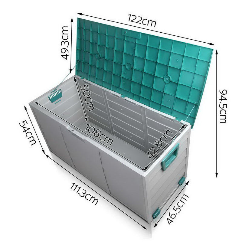 Gardeon 290L Outdoor Storage Box - Green