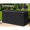 Gardeon Outdoor Storage Box Container Garden Toy Indoor Tool Chest Sheds 270L Black