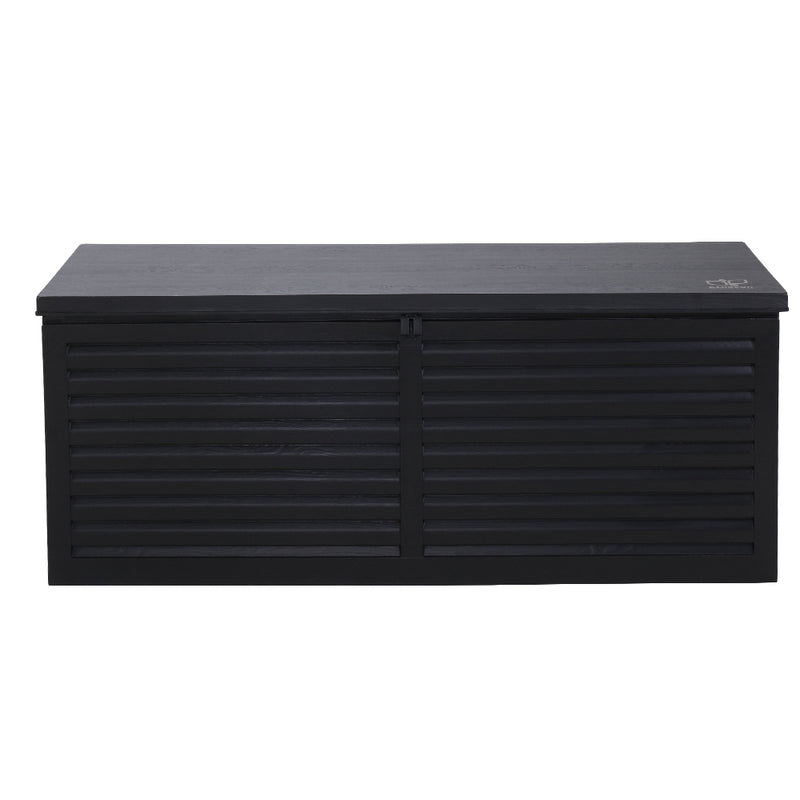 Gardeon Outdoor Storage Box 390L Container Lockable Toy Tools Shed Deck Garden