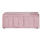 Artiss Storage Ottoman Blanket Box Velvet Chest Toy Foot Stool Couch Bed Pink