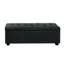 Premium Storage Ottoman - Charcoal