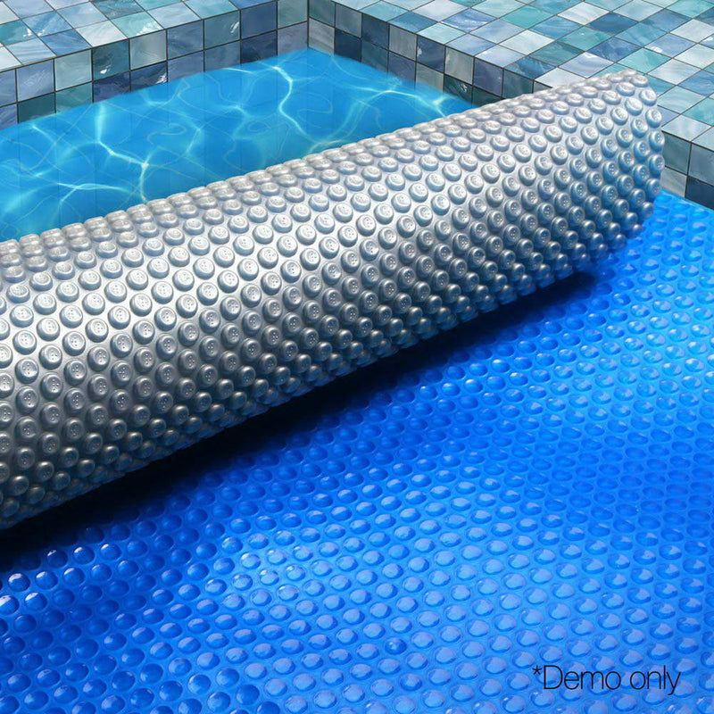 Aquabuddy 11 x 6.2m Solar Swimming Pool Cover - Blue