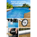 Aquabuddy Swimming Pool Cover Roller Reel Adjustable Solar Thermal Blanket