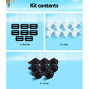 Aquabuddy Pool Cover Roller Attachment Straps Kit 8PCS for Swimming Solar Pool