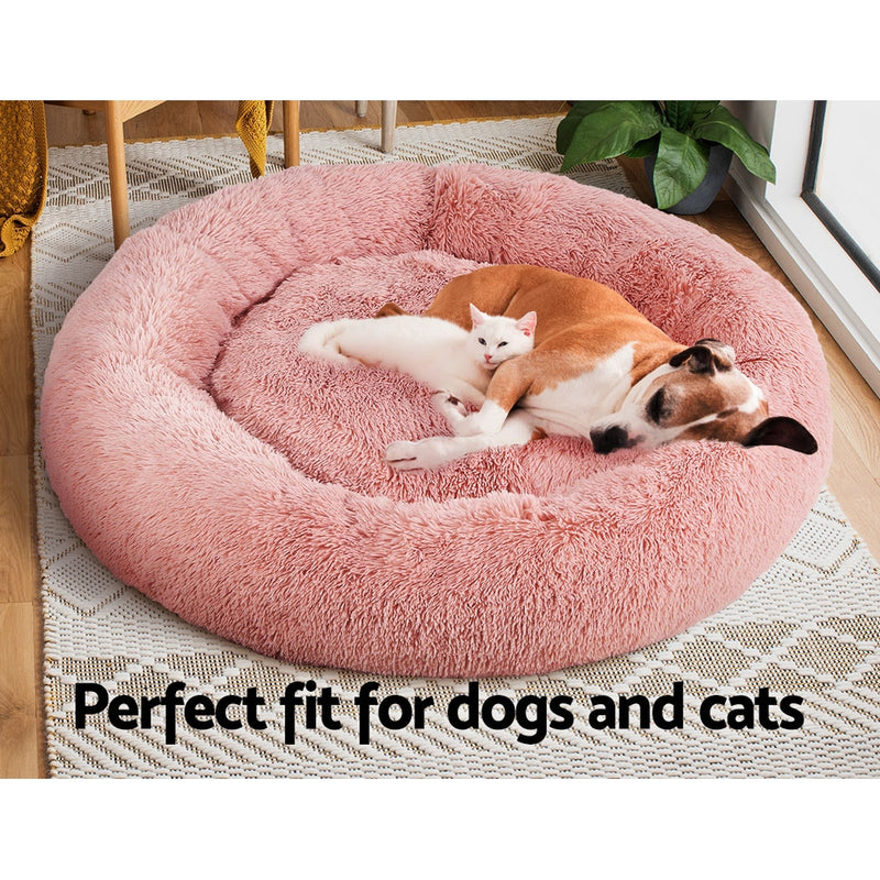 i.Pet Dog Bed Pet Bed Cat Extra Large 110cm Pink