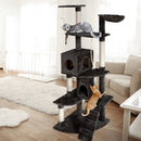 i.Pet 193cm Multi Level Cat Scratching Post - Grey