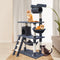 i.Pet 141cm Cat Scratching Post - Grey