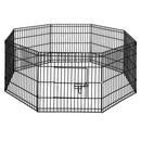 i.Pet 24" 8 Panel Pet Dog Playpen Puppy Exercise Cage Enclosure Play Pen Fence