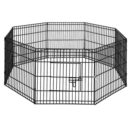 i.Pet 2X24 8 Panel Pet Dog Playpen Puppy Exercise Cage Enclosure Fence Play Pen