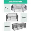 i.Pet Pet Dog Playpen 2X24" 8 Panel Puppy Exercise Cage Enclosure Fence