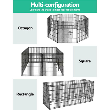 i.Pet Pet Dog Playpen 2X30