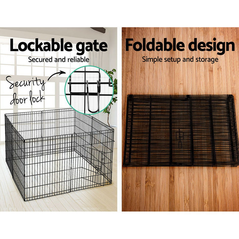 i.Pet Pet Dog Playpen 2X30" 8 Panel Puppy Exercise Cage Enclosure Fence