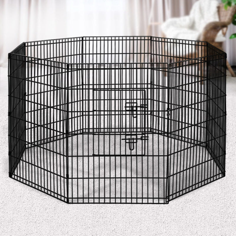 i.Pet Pet Playpen Dog Playpen 2X36" 8 Panel Exercise Cage Enclosure Fence