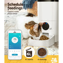i.Pet Automatic Pet Feeder 6L Auto Wifi Dog Cat Feeder Smart Food App Control