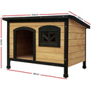 i.Pet Dog Pet Kennel Dog House Large Wooden 96cm x 69cm x 66cm