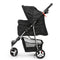 i.Pet 3 Wheel Pet Stroller - Black