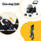 i.Pet Pet Stroller Pram Dog Cat Carrier Cage Large Travel Pushchair Foldable 4 Wheels