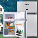 Glacio 65L Portable Fridge Bar Freezer Cooler Upright 12V 24V 240V Caravan 4WD Car Camping Silver
