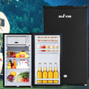 Glacio 95L Portable Fridge Bar Freezer Cooler Upright 12V/24V/240V Caravan 4WD Car Camping Black