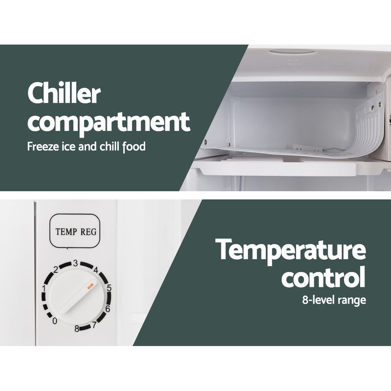 Glacio 95L Portable Bar Fridge Freezer Fridges Cooler 12V/24V/240V Caravan Camp