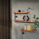 Artiss 3 Level 84cm DIY Adjustable Metal Bookshelf