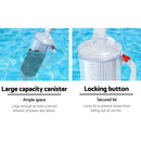 Leaf Canister with Basket for Suction Swimming Pool Cleaners