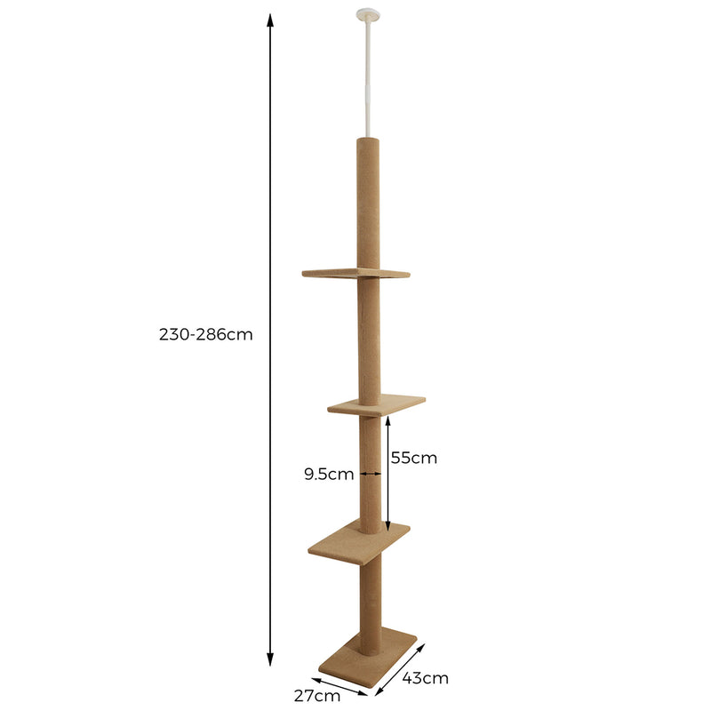 Cat Tree Tower Condo House Post Scratching Furniture Play Pet Activity Kitty Bed