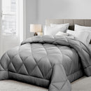 Giselle Bamboo Microfibre Microfiber Quilt Queen 400GSM Duvet All Season Grey