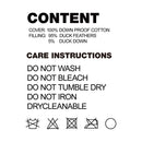 Giselle Bedding Duck Down Feather Quilt 700GSM Queen Size