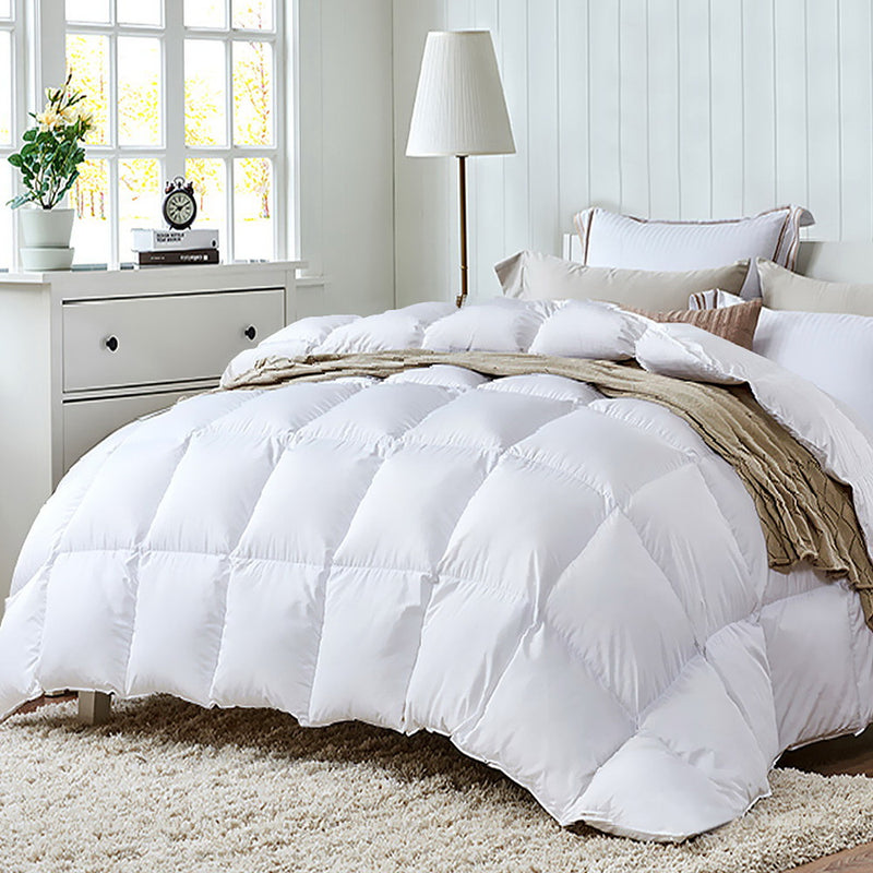 Giselle Bedding Duck Down Feather Quilt 700GSM Queen Size