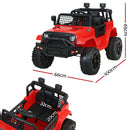 Rigo Kids Ride On Car Electric 12V Car Toys Jeep Battery Remote Control Red