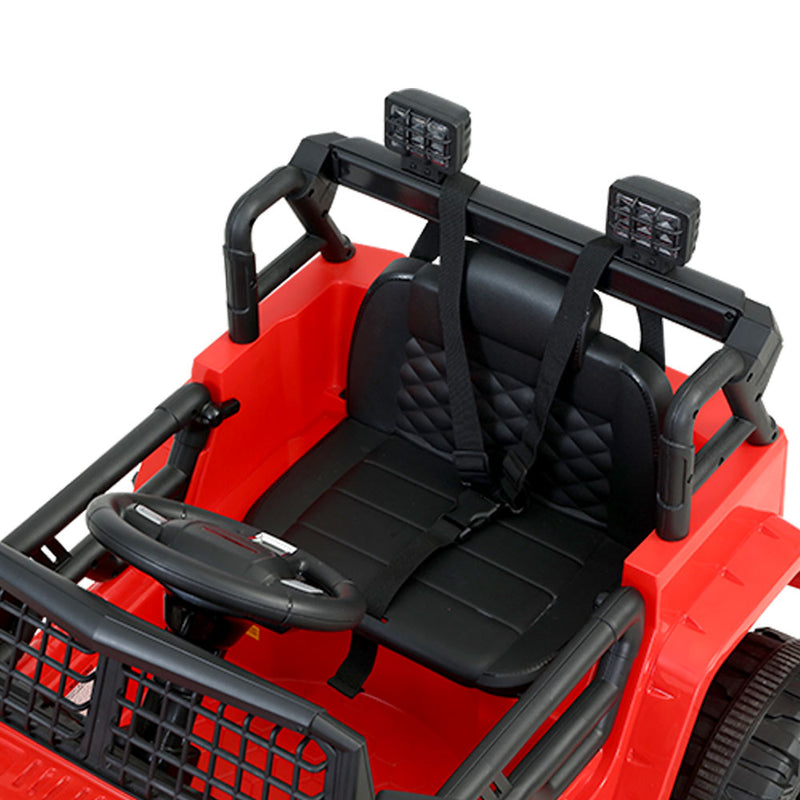 Rigo Kids Ride On Car Electric 12V Car Toys Jeep Battery Remote Control Red