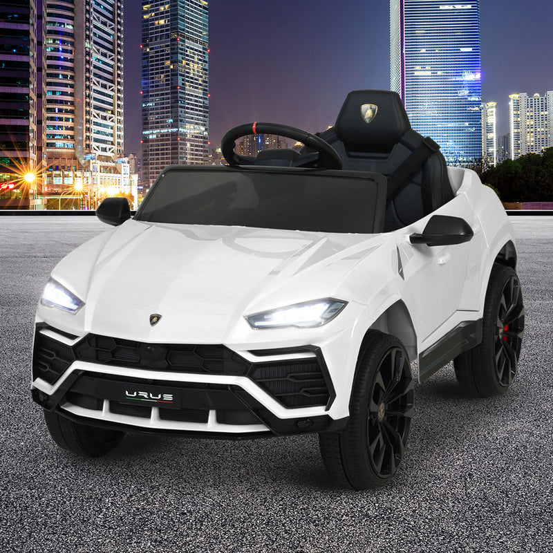 12V Electric Kids Ride On Toy Car Licensed Lamborghini URUS Remote Control White