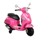 Kids Ride On Car Motorcycle Motorbike VESPA Licensed Scooter Electric Toys Pink