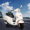 Kids Ride On Car Motorcycle Motorbike VESPA Licensed Scooter Electric Toys White