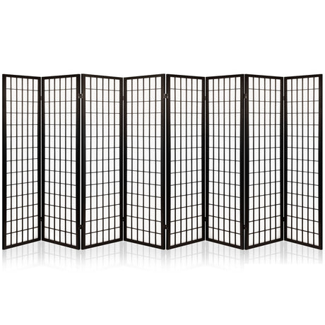 Artiss 8 Panel Room Divider Privacy Screen Dividers Stand Oriental Vintage Black