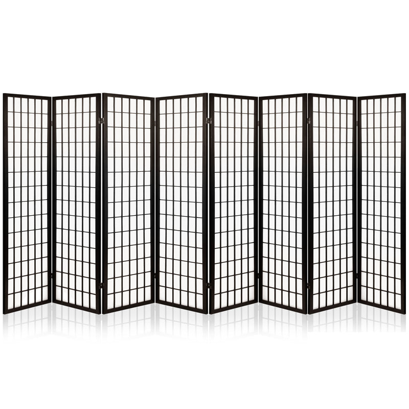 Artiss 8 Panel Room Divider Privacy Screen Dividers Stand Oriental Vintage Black