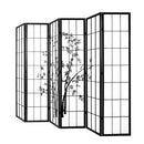 Artiss 6 Panel Room Divider Screen Privacy Dividers Pine Wood Stand Black White