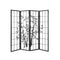 Artiss 4 Panel Room Divider Screen Privacy Dividers Pine Wood Stand Shoji Bamboo Black White