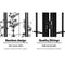 Artiss 4 Panel Room Divider Screen Privacy Dividers Pine Wood Stand Shoji Bamboo Black White