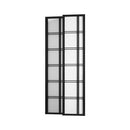 Artiss Room Divider Screen Privacy Wood Dividers Stand 3 Panel Nova Black