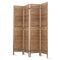 Artiss Room Divider Privacy Screen Foldable Partition Stand 4 Panel Brown