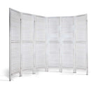 Artiss 6 Panel Room Divider Privacy Screen Foldable Wood Stand White