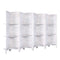 Artiss Room Divider Screen 8 Panel Privacy Foldable Dividers Timber Stand Shelf