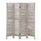 Artiss 4 Panel Foldable Wooden Room Divider - Grey